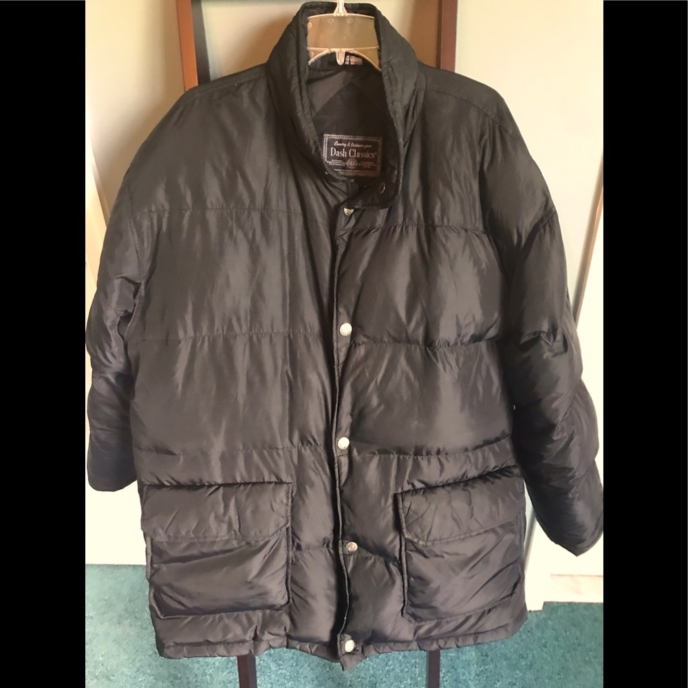 Men’s Down Jacket Size Large Black